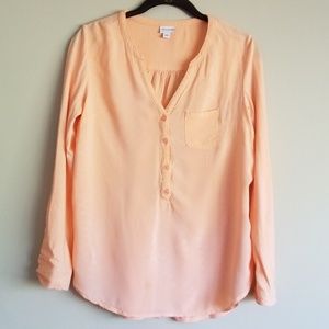 Merona orange blouse